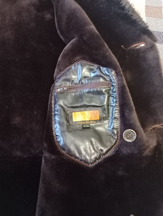 Кожаная дублёнка