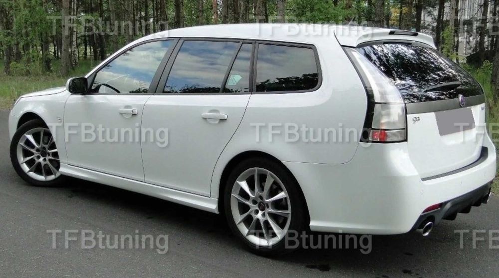 Difuzor bara spate fusta lip spoiler SAAB 93 9-3 AERO 2006+ SEDAN