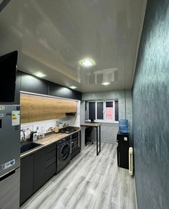 -Хамза (Новза) метро, Евро 1шка с хорошим ремонтом мебелью и техникой-