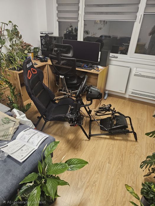 Logitech G920 + mods + седалка