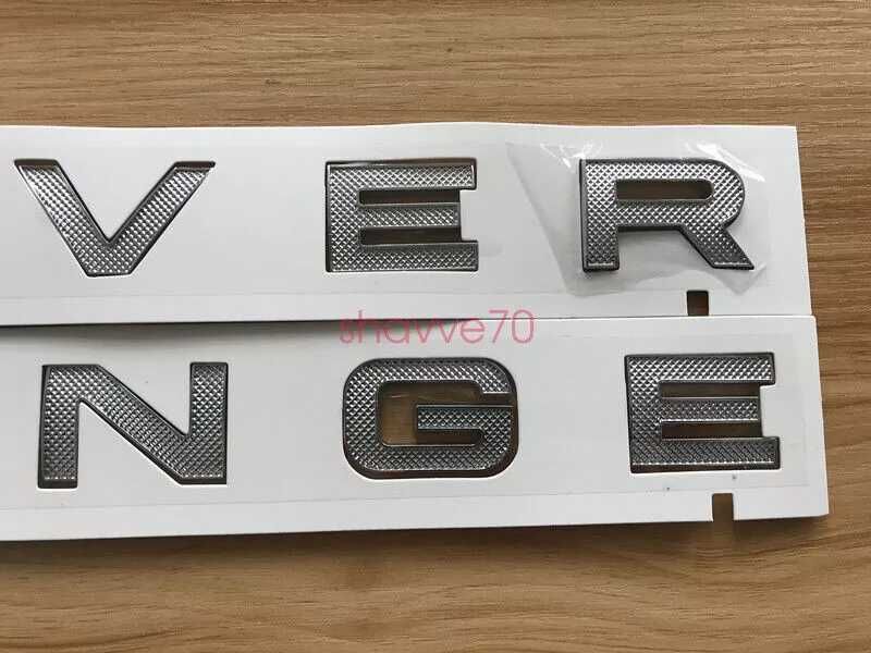 Scris NOU Litere Logo Emblema Capota Haion Portbagaj Range Rover Negru