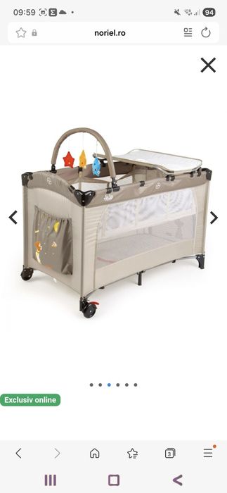 Pătuț pliant Juju Sleepy Baby