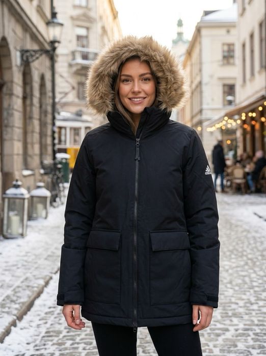 Куртка пуховик размер S Adidas