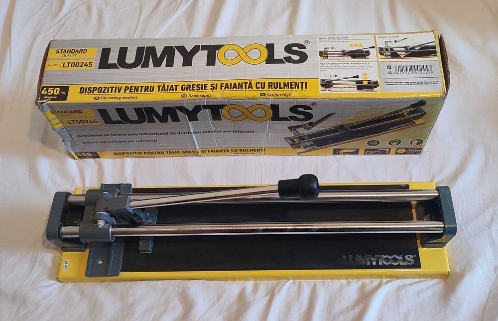 Masina de taiat gresie si faianta, Lumytools LT00245, cu rulmenti