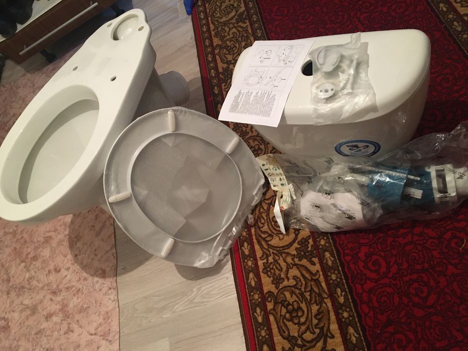 Унитаз қолданыста болмаған)))