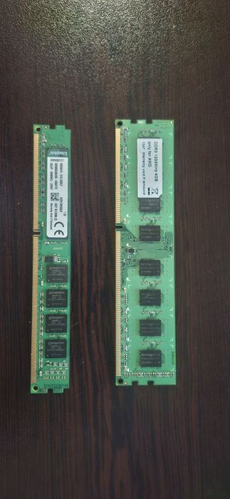 DDR 3, 2 × 4 gb. 1333 MHz.