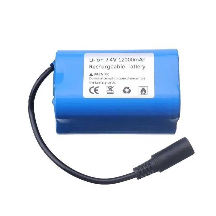 Acumulatori/baterii noi Li-Ion 7,4V 12000 mAh - barca/navomodel- nadit/plantat