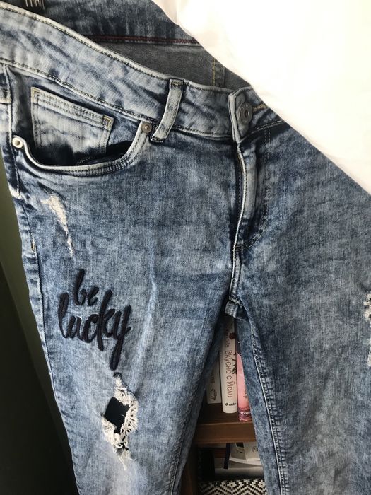 Риза Bik bok, с етикет и дънки Denim 1982