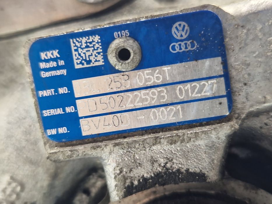 Turbina Volkswagen Tiguan (5N) [Fabr 2007-2016] 03L253056T 2.0 TDI CFF