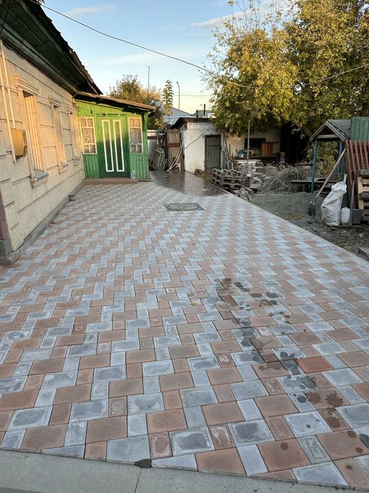 Укладка брусчатки