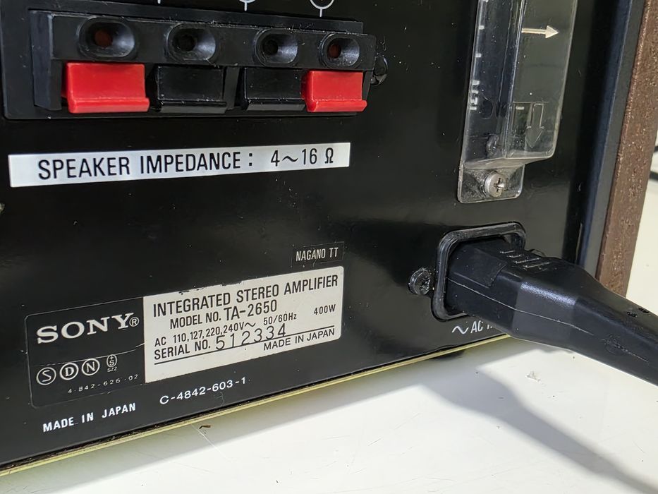 Sony TA-2650 integrated amplifier