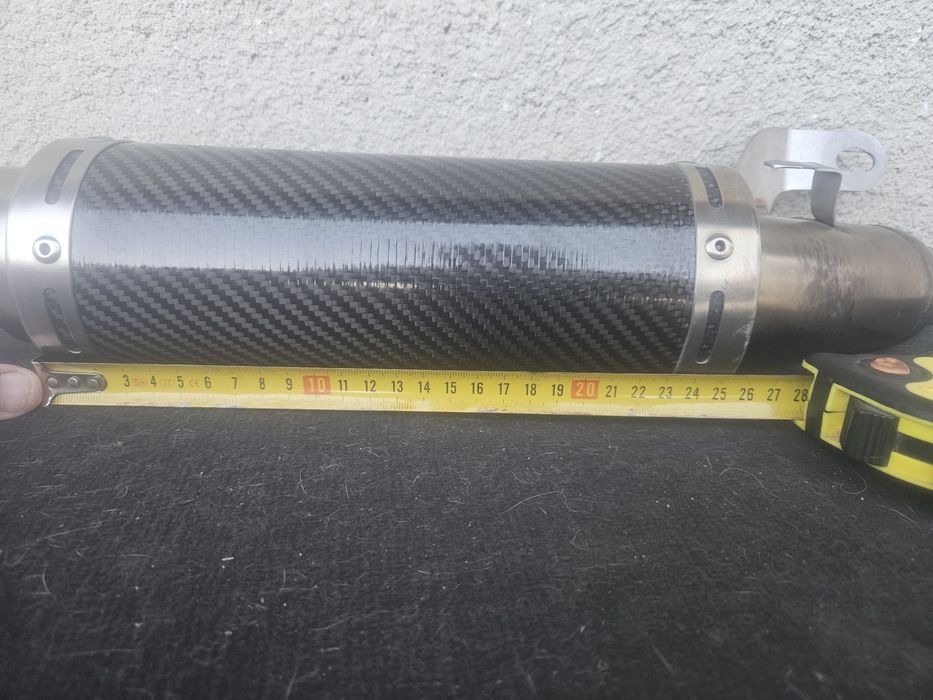 Toba/evacuare sport scurta carbon Shark pentru Suzuki gsxs 1000