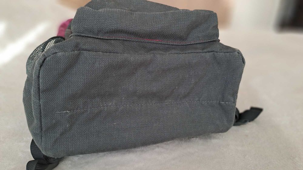 Раница за училище ТАШЕВ ABC Flowers Сиво/Циклама