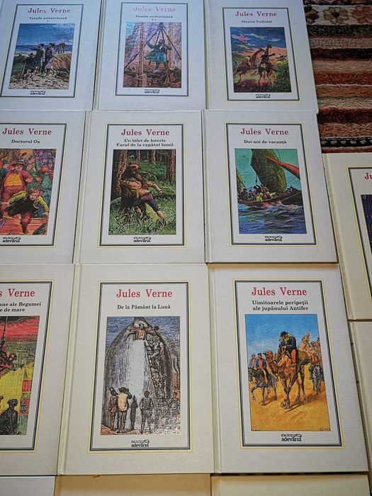 Set 18 volume Jules Verne, Colectia Adevarul, noi