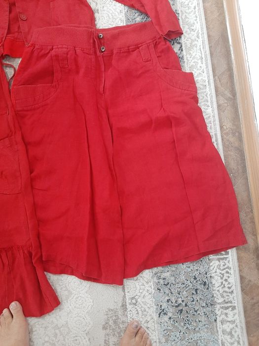 Пиджак, шорты-юбка, юбка