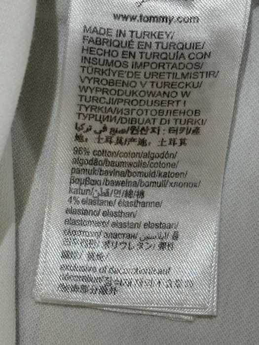 Tommy hilfiger поло белый