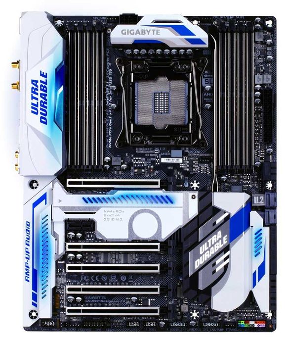 Дъно Дънна платка GIGABYTE GA-X99-Designare EX 2011-3 X99 до 128GB DDR4