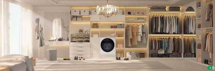 Нова инверторна DD AI пералня със сушилня LG Signature LSWD100X 12/7