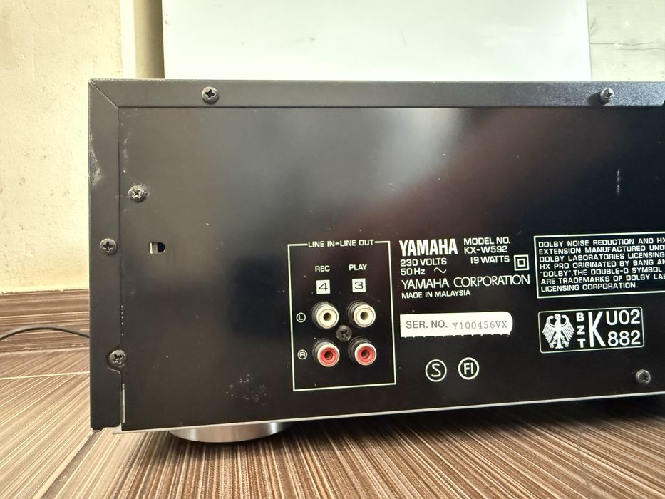 Yamaha KX-W592 Качествен Касетен Дек