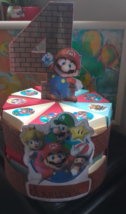 Картонена торта  ръчна изработката