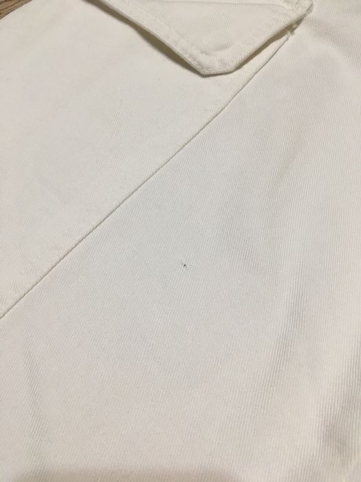 Blugi albi cargo Zara