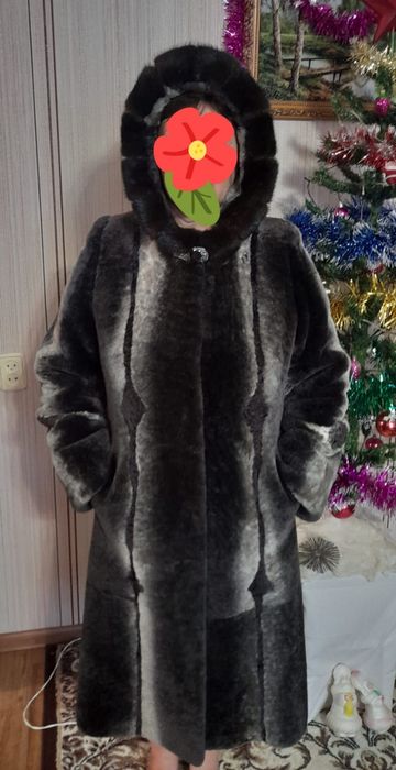 Шуба цигейковая б/у