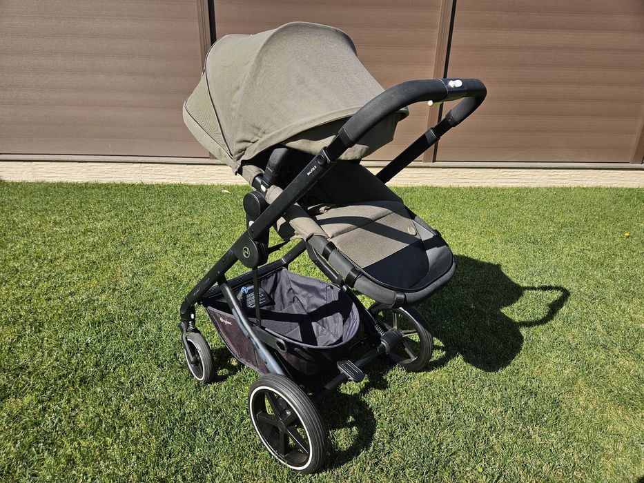 Carucior 2 in 1 CYBEX Balios S, 5 puncte, 0 luni - 4 ani, kaki