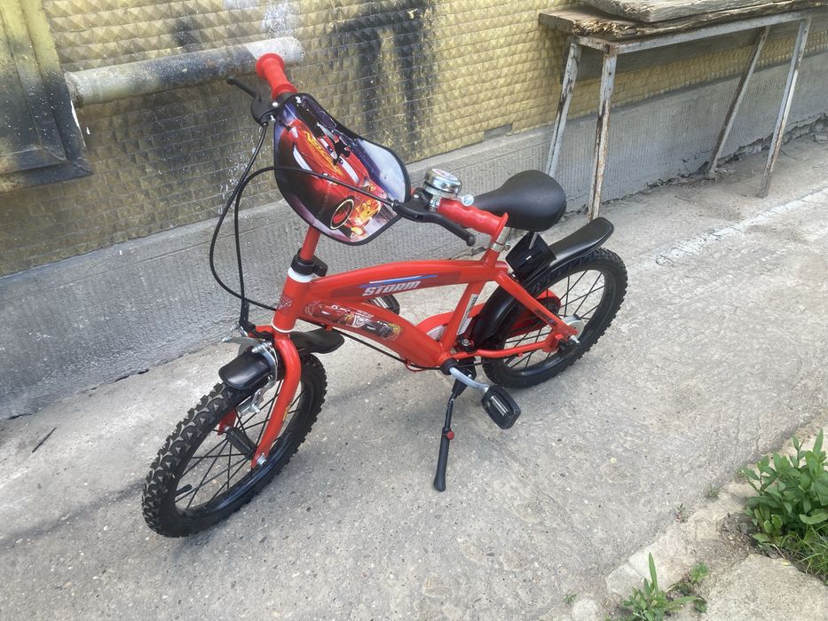 Bicicleta Copii Car Kids Disney cu Roti de 16” varsta 4-7 Ani