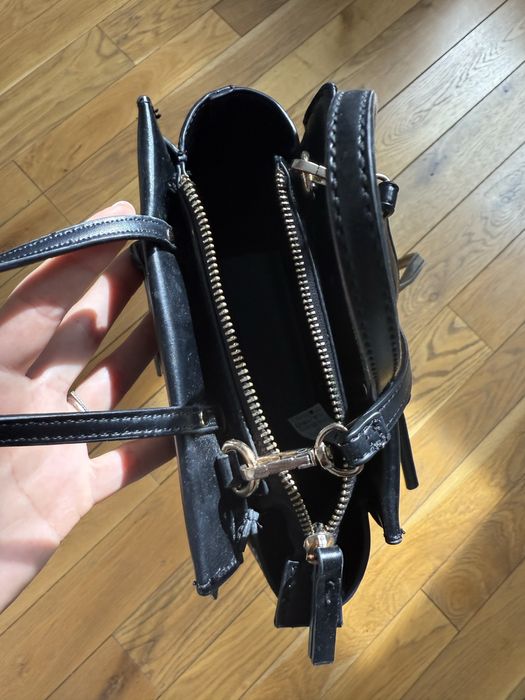 Малка черна чанта ZARA
