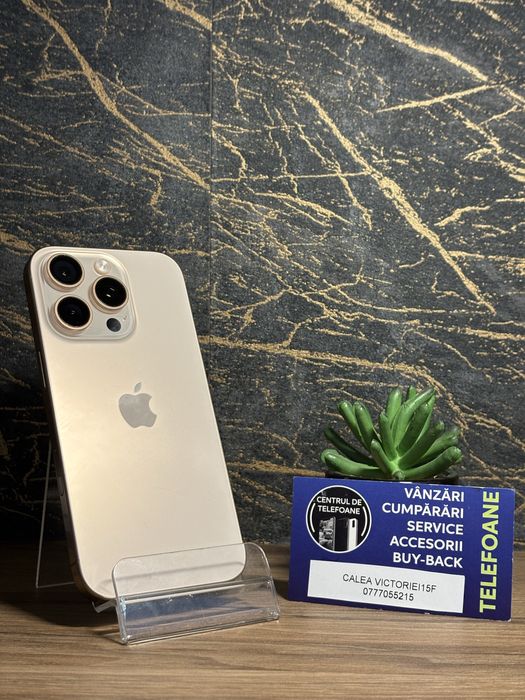 Iphone 16 Pro/256GB/Garantie 2 ani Centrul de Telefoane/rate