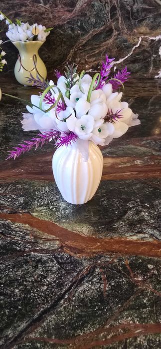 Мече с кокиче от сапун