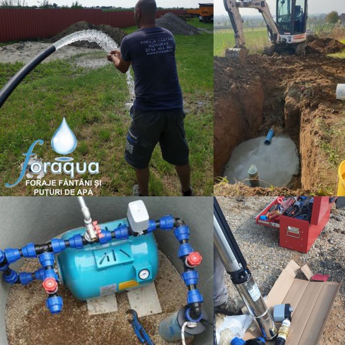 Foraj apă, Puturi Forate, Sisteme de pompare, Bihor