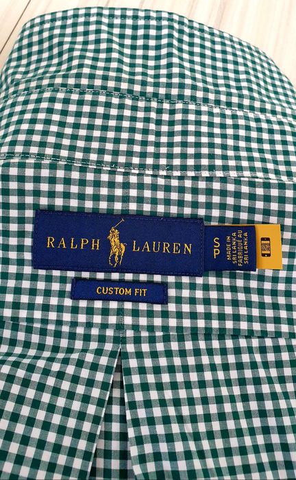 POLO Ralph Lauren Cotton Custom Fit Mens Sz S ОРИГИНАЛ НОВО Мъжка Риза