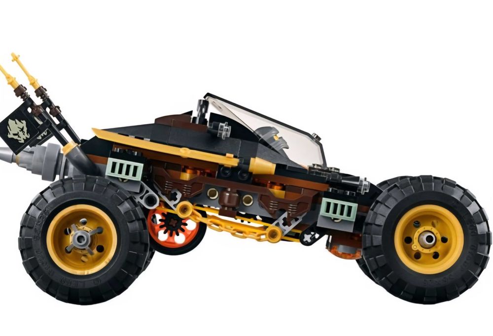 Lego Titanium Ninja Tumbler- Ninjago Rock Roader Building