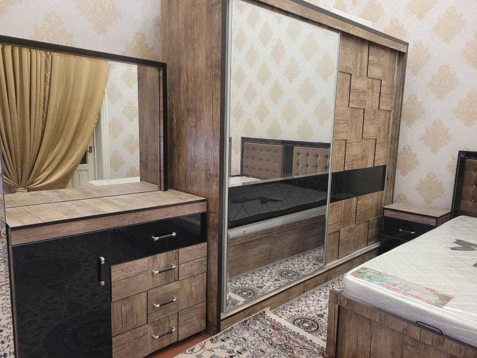 Янгидек Спальний Гарнитур + Ортопед Матрас. Арзон нархда!