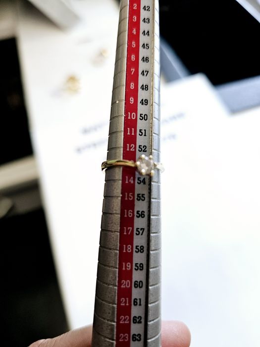 Vand inel dama din aur 14 k 2.45 g cod 660