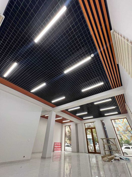 Грильято потолок | Грилято | сеточный потолок | клеточный | Grilyato |