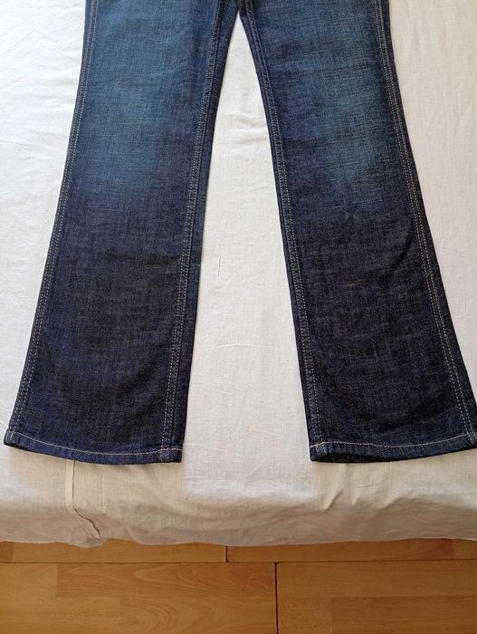 Blugi dama evazați Pepe Jeans London, model Victoria,anii 2000,made in Maroc, talie joasă
