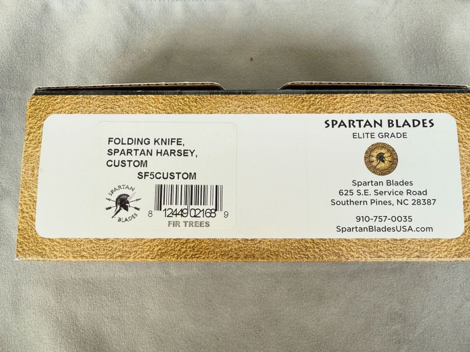 Spartan Blades Harsey Folder 2021 Special Edition Trees нож