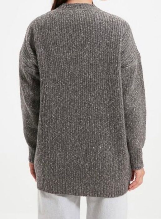 Cardigan de dama, Trendyol, gri, marimea L - Nou