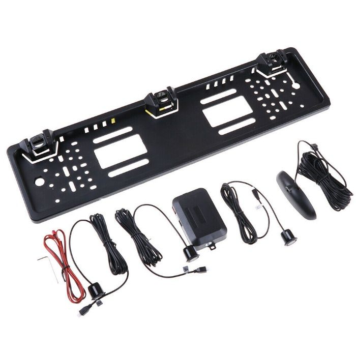 Парктроник и камера вградени в рамка на регистрационен номер