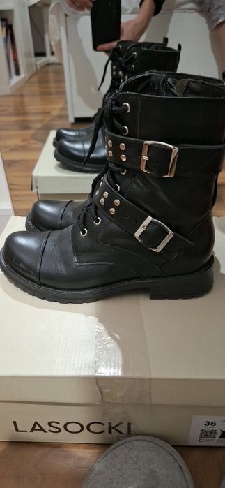 Bocanci dama din piele naturala, marimea 35