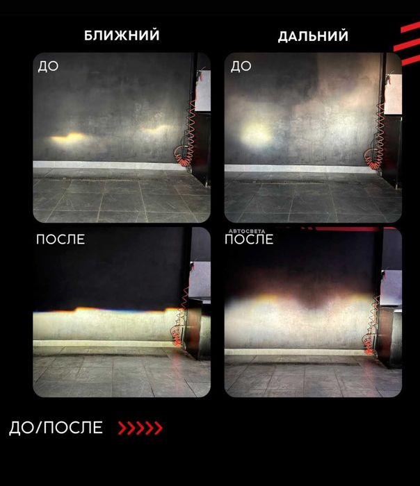 Установка Bi LED линз под ключ в Алматы