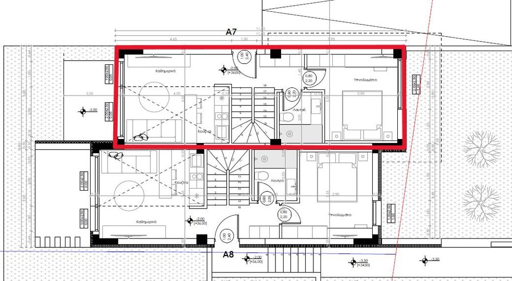 Луксозен мезонет с морска гледка за продажба в Палио, Гърция