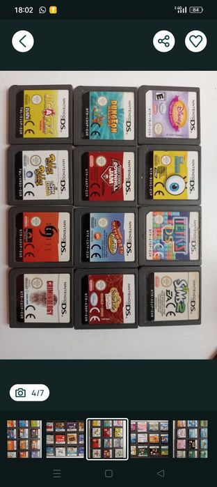 Vand mario si altele ds