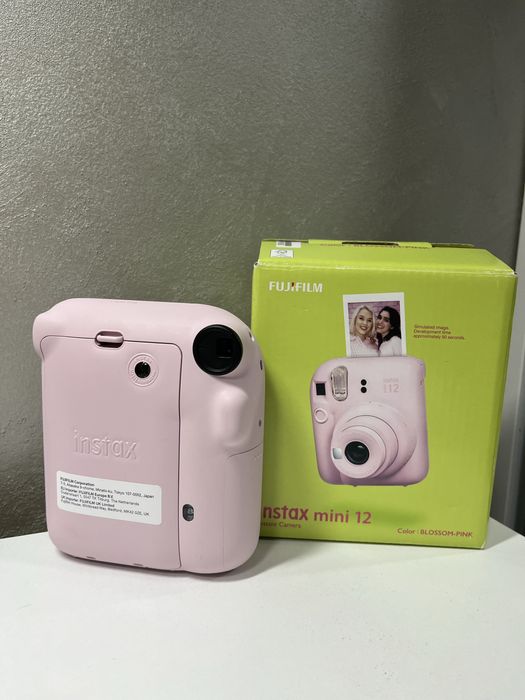 Fujifilm Instax Mini 12 – розов (Blossom Pink) + лента(10 кадъра)