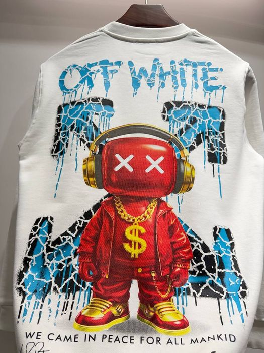 Off White блуза S-4XL