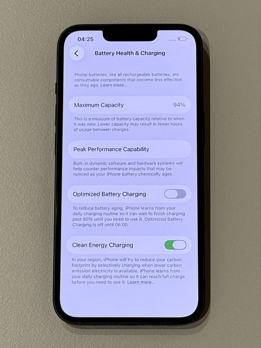 iPhone 14 Black 94% battery