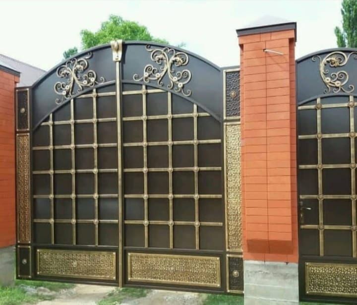 По краска ворота