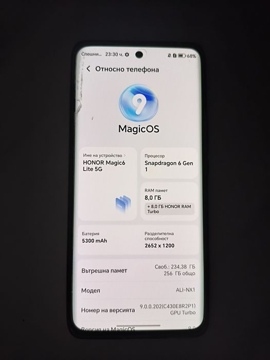 HONOR magic 6 lite 5 g 256GB